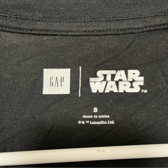 Star Wars Black Short Sleeve Top SMALL - Picture 2 of 3